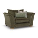 Milldale Loveseat in Garda Seaweed Fabric with Earth Scatters