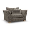 Milldale Loveseat in  Milo Mocha Fabric with Earth Scatters
