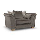 Milldale Pillow Back Loveseat in Garda Moody Fabric with Earth Scatters