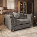 Milldale Pillow Back Loveseat in  Milo Mocha Fabric with Earth Scatters