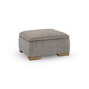 Milldale Storage Footstool in Garda Acier Fabric