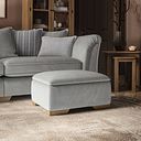 Milldale Storage Footstool in Garda Showers Fabric