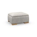 Milldale Storage Footstool in Milo Ivory Fabric