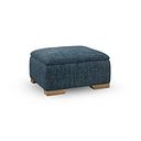 Milldale Storage Footstool in Milo Navy Fabric