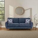 Milner 4 Seater Sofa in Denim Fabric
