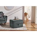 Milner Storage Footstool in Granite Fabric
