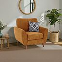 Milner Armchair in Mustard Fabric