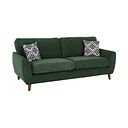 Milner 4 Seater Sofa in Teal Fabric
