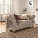 Montgomery 2 Seater Sofa in Arlan Abalone Fabric