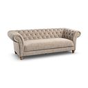 Montgomery 3 Seater Sofa in Arlan Abalone Fabric