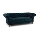 Montgomery 3 Seater Sofa in Airforce Velvet