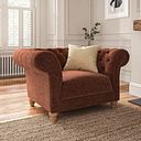 Montgomery Armchair in Arlan Copperwood Fabric