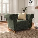 Montgomery Armchair in Arlan Mossy Fabric