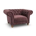 Montgomery Armchair in Arlan Rosewood Fabric