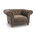 Montgomery Armchair in Arlan Smokestone Fabric