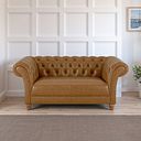 Montgomery 2 Seater Sofa in Brown Leather