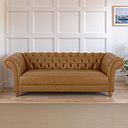 Montgomery 3 Seater Sofa in Brown Leather