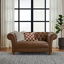 Montgomery 2 Seater Sofa in Camel Leather