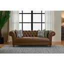 Montgomery 3 Seater Sofa in Camel Leather