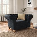Montgomery Armchair in Charcoal Velvet