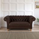 Montgomery 2 Seater Sofa in Cigar Leather