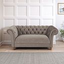 Montgomery 2 Seater Sofa in Mink Velvet