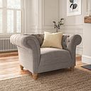 Montgomery Armchair in Mink Velvet