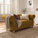 Montgomery 2 Seater Sofa in Saffron Velvet