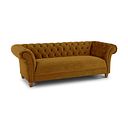 Montgomery 3 Seater Sofa in Saffron Velvet