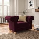 Montgomery Armchair in Shiraz Velvet