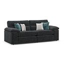 Morgan 3 Seater Sofa in Cupid Charcoal fabric