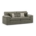Morgan 3 Seater Sofa in Olive Green Fabric