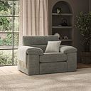 Morgan Armchair in Olive Green Fabric