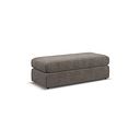 Morgan Large Fender Footstool in Cupid Brown fabric