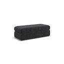 Morgan Large Fender Footstool in Cupid Charcoal fabric