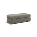 Morgan Large Fender Footstool in Olive Green fabric 