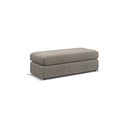 Morgan Large Fender Footstool in Santos Taupe fabric