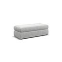 Morgan Large Fender Footstool in Cupid Silver fabric