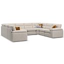 Morgan Large U-Shape Modular Corner Sofa in Cupid Beige fabric - Group 11