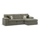 Morgan Modular 3 Seater Right Hand Chaise Sofa in Olive Green Fabric - Group 15