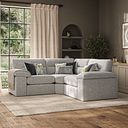 Morgan Modular Group 1 in Santos Silver with Green and Grey Scatters 