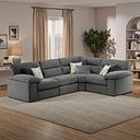 Morgan Modular Group 2 in Santos Grey with Green and Grey Scatters 