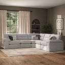 Morgan Modular Group 3 in Santos Silver with Green and Grey Scatters 