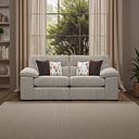 Morgan Modular Group 8 in Santos Mink with Orange and Beige Scatters 