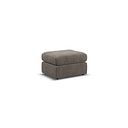 Morgan Small Fender Footstool in Cupid Brown fabric