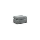 Morgan Small Fender Footstool in Santos Steel fabric
