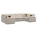 Morgan Small U-Shape Modular Corner Sofa in Cupid Beige fabric - Group 10