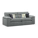 Morgan 3 Seater Sofa in Santos Steel