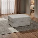 Morgan Storage Footstool in Santos Mink