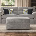 Morgan Storage Footstool in Santos Silver